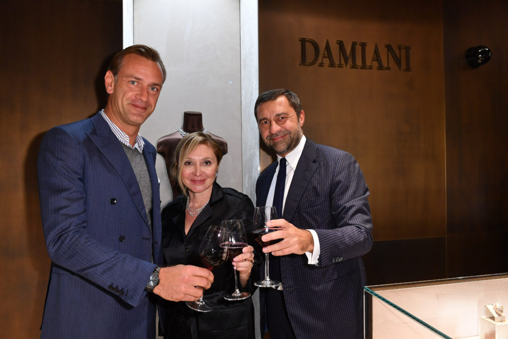 Guglielmo Miani; Silvia Damiani; Giorgio Damiani_Boutique Damiani